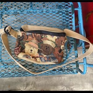 Adorable Teddy Bear Tapestry Fanny Pack
